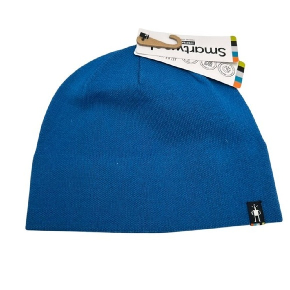 Smartwool The Lid Beanie Nival Blue Merino Wool Knit Hat SW011489N73 Kids